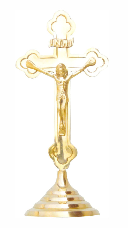 Brass Jesus On Cross 0.12Kg